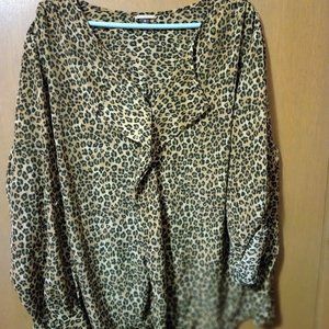 Dana Buchman Animal Print Blouse